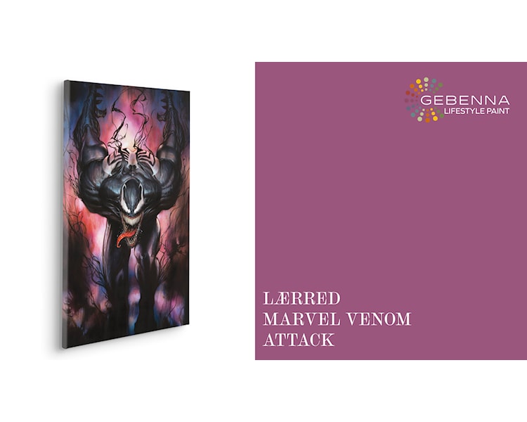 Lærred Marvel Venom Attack